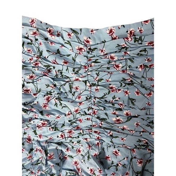 Nwt Bardot Floral Rah Rah Skirt in Sky Roses Size 6 - Picture 5 of 10